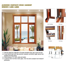 Feelingtop алюминиевые деревянные окна с оснастки (фут-WW90)